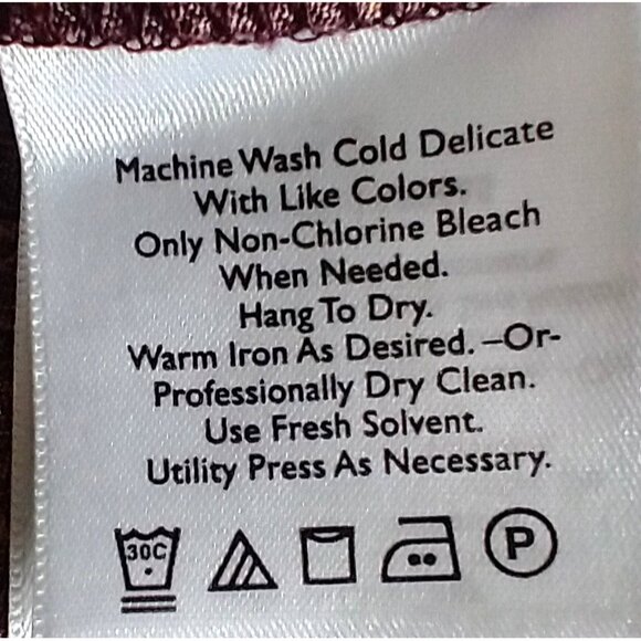 Eddie Bauer Maxi Dress Leaf Print V-Neck 3/4 Sleeves Button Bodice - XXL Tall - Picture 10 of 10